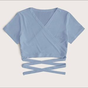 Criss Cross Wrap Crop